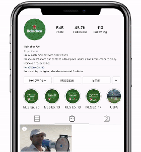 @Heineken_US IGTV